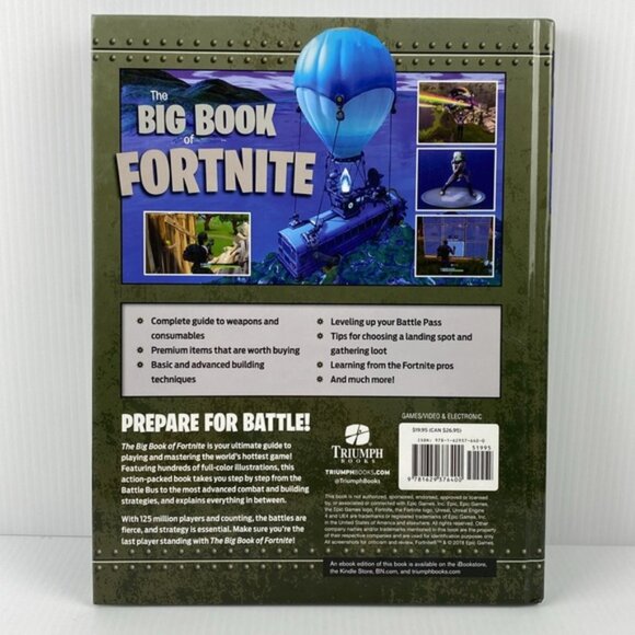 The Big Book of Fortnite Guidebook 2018 Hardcover Battle Royale - Picture 2 of 14